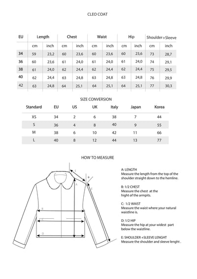 Susie Coat Reversible Ready-to-Ship · EU 34
