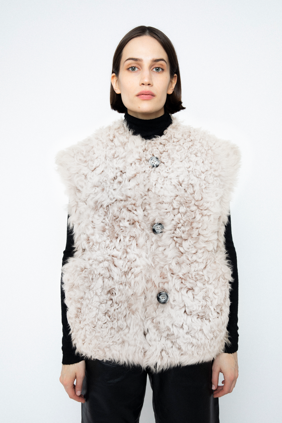 Eva Shearling Vest
